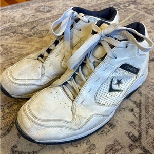 Vintage Converse Men's White High-Top All Star Basketball Sneakers